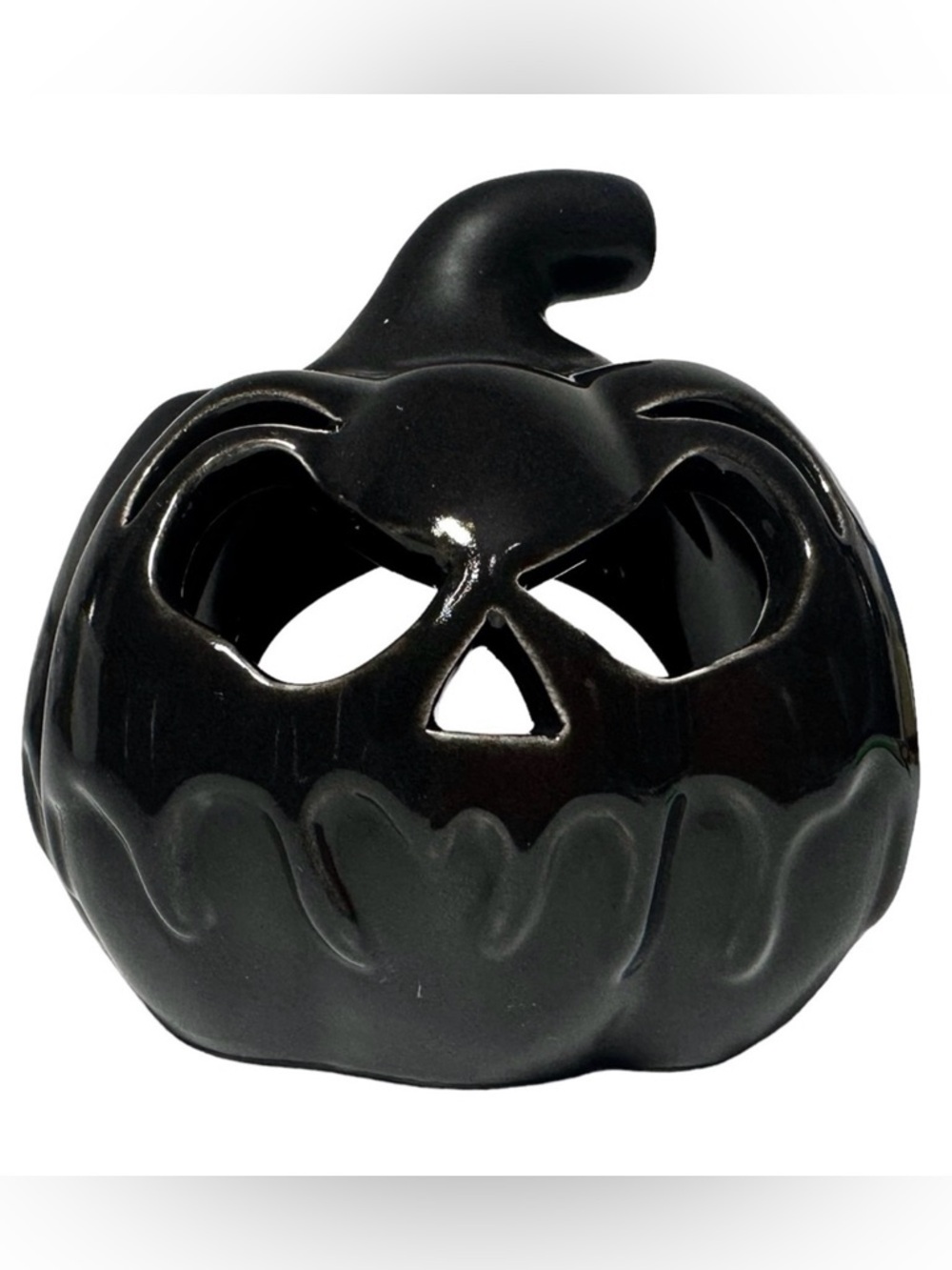 🎃 Killstar Tea Light Holder 3.5” Jack O’Lantern Candle Black